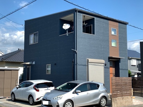 柳井市　K様邸　屋根、外壁塗装完成Before after　