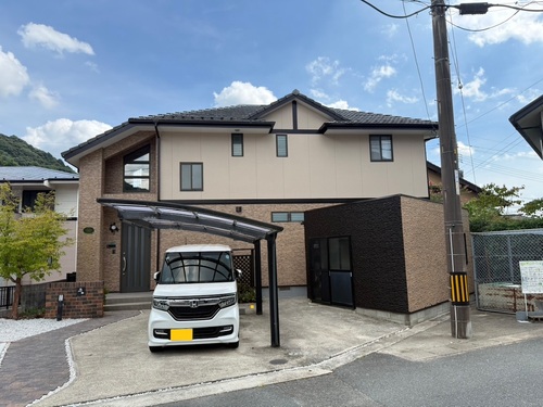 山口市I様邸の外壁塗装施工後